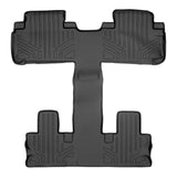 SMARTLINER Custom Floor Mats 2nd and 3rd Row Liner Black Compatible With 2014-2019 Toyota Highlander with Bucket Seats (SB0201)