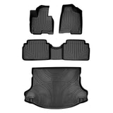 SMARTLINER Custom Fit Floor Mats 2 Rows and Cargo Liner Set Black Compatible With 2014-2016 Kia Sportage (SA0234/B0056/D0079)