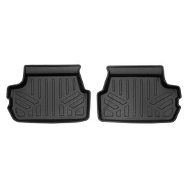 SMARTLINER Custom Fit All Weather 2nd Row Black Floor Mat Liners Compatible With 2022-2023 Mini Cooper SE (SB0594)