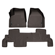 Load image into Gallery viewer, SMARTLINER Custom Fit Floor Mats 2 Row Liner Set Cocoa Compatible With Traverse / Enclave / Acadia / Outlook (SA3043/B3043)