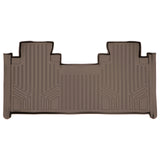 SMARTLINER Custom Fit Floor Mats 2nd Row Liner Tan Compatible With 2015-2022 Ford F-150 SuperCab with 1st Row Bench Seat (SB1199)