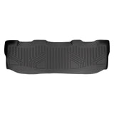 SMARTLINER Custom Fit Floor Mats 2nd Row Liner Black Compatible With 1999-2010 Ford F-250 / F-350 / F-450 / F-550 Super Duty Crew Cab (SB0176)