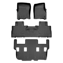 Load image into Gallery viewer, SMARTLINER Floor Mats 3 Row Liner Set Black Compatible With 2011-2017 Expedition / Navigator with 2nd Row Bucket Seats without Console (SA0183/B0303/C0184)
