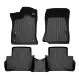 SMARTLINER Custom Fit All Weather Protection Black 2 Row Floor Liners Compatible With 2021-2025 Acura TLX Type S (SA0614/B0614-N1)