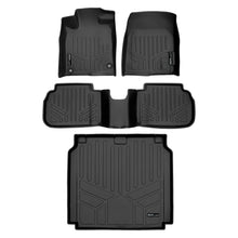 Load image into Gallery viewer, SMARTLINER Custom Fit All Weather Protection Black 2 Row Floor Liners &amp; Cargo Liner behind the 2nd Row Seats Compatible With 2023-2025 Acura Integra (SA0586/B0597/D0681)