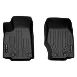 SMARTLINER All Weather Custom Fit Black 1st Row Floor Mat Liner Set Compatible With 2021+ Jeep Grand Cherokee (SA0568)