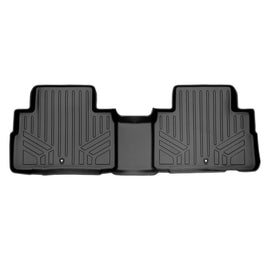 SMARTLINER All Weather Custom Fit Floor Mats 2nd Row Liner Black Compatible With 2020-2025 Hyundai Palisade Fits Bench and Bucket Seats (SB0472)