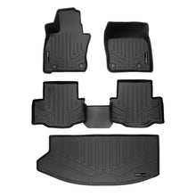 Load image into Gallery viewer, SMARTLINER Custom Fit All Weather Protection Black 2 Rows and Cargo Liner Behind 3rd Row Set Compatible With 2024 Mazda CX-90 Hybrid/ Plug-In Hybrid (SA0716/B0716/E0716)