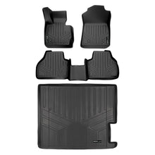 Load image into Gallery viewer, SMARTLINER Custom Fit Floor Mats 2 Rows and Cargo Liner Set Black Compatible With 2011-2017 BMW X3 (SA0262/B0262/D0262)