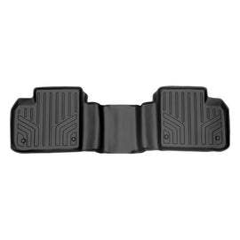 SMARTLINER Custom Fit Floor Mats 2nd Row Liner Black Compatible With 2012-2019 Mercedes Benz ML / GL / GLE / GLS Series (SB0104)