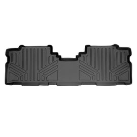 SMARTLINER Custom Fit Floor Mats 2nd Row Liner Black Compatible With 2012-2017 Toyota Prius V (SB0124)