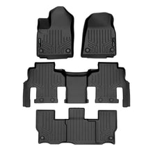 Load image into Gallery viewer, SMARTLINER All Weather Custom Fit Black 3 Row Floor Mat Liner Set Compatible With 2022-2023 Jeep Wagoneer/ Grand Wagoneer (SA0573/B0577/C0577)