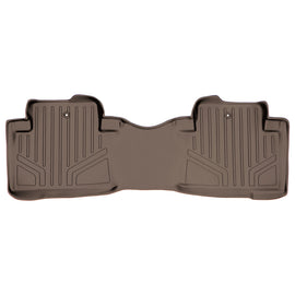 SMARTLINER Custom Fit Floor Mats 2nd Row Liner Tan Compatible With 2009-2015 Honda Pilot (SB1036)