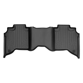 SMARTLINER Custom Fit Floor Mats 2nd Row Liner Black Compatible With 2019-2022 Ram 2500/3500 with Bucket Seats (SB0453)