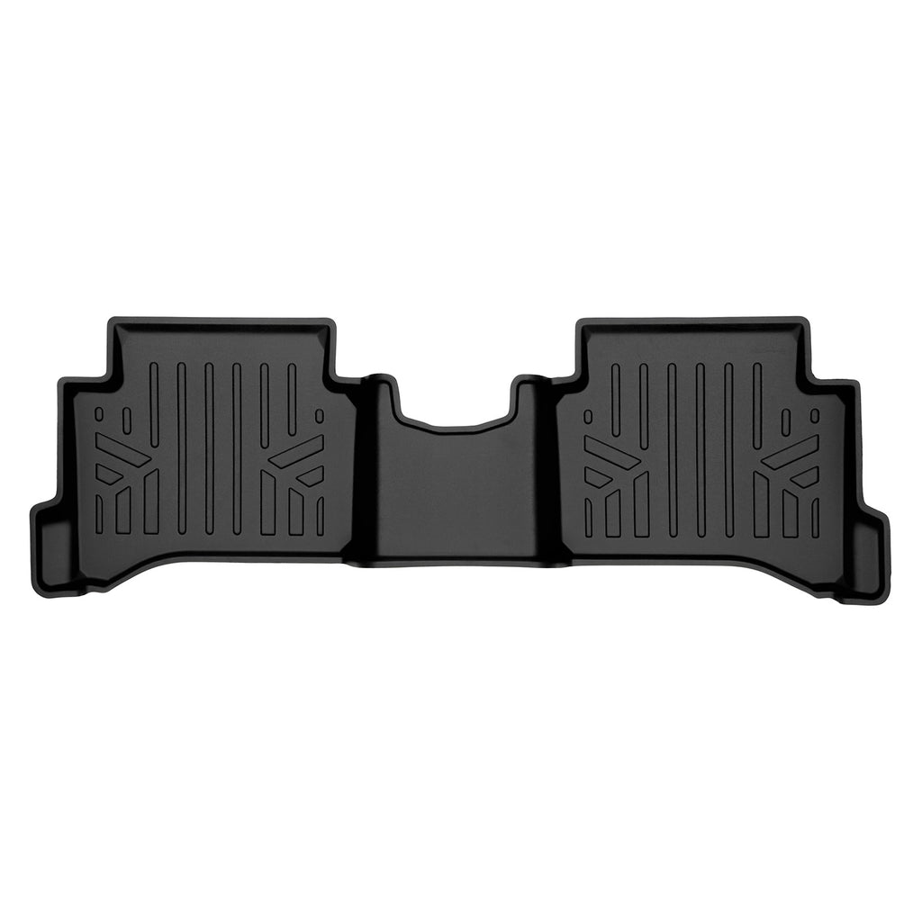 SMARTLINER Custom Fit Floor Mats 2nd Row Liner Black Compatible With 2017-2022 Hyundai Ioniq Hybrid (SB0572)