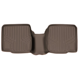 SMARTLINER Custom Fit Floor Mats 2nd Row Liner Tan Compatible With 2011-2019 Ford Explorer without 2nd Row Center Console (SB1082)