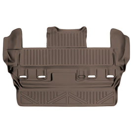 SMARTLINER Custom Fit Floor Mats 3rd Row Liner Tan Compatible With 2015-2020 Chevrolet Tahoe / GMC Yukon / Cadillac Escalade (SC1153)