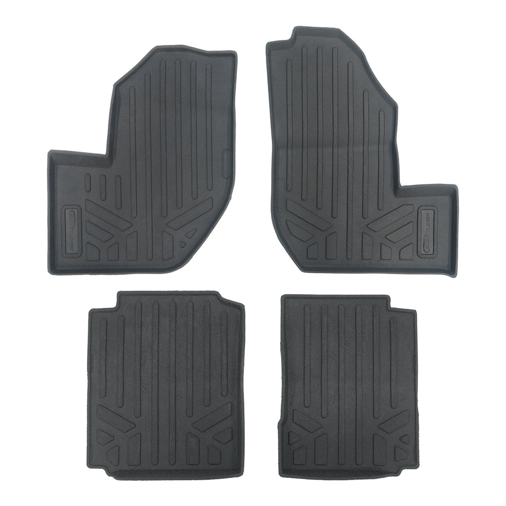 SMARTLINER Custom Fit All Weather Protection Black 2 Row UTV Liner Compatible With 2018-2025 Yamaha Wolverine RMA Models) (UA0124/UB0124)