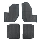 SMARTLINER Custom Fit All Weather Protection Black 2 Row UTV Liner Compatible With 2018-2025 Yamaha Wolverine RMA Models) (UA0124/UB0124)