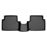 SMARTLINER Custom Fit All Weather Black 2nd Row Floor Mat Liners Compatible With 2022-2024 Ford Maverick (SB0578)