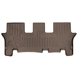 SMARTLINER All Weather Custom Fit Tan 3rd Row Floor Mat Liner Set Compatible With 2020-2023 Kia Telluride/ Hyundai Palisade with 2nd Row Bench or Bucket Seats With Center Console (SC1417)