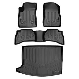 SMARTLINER Floor Mats and Cargo Liner Behind 2nd Row Black Compatible With 2020-2025 Buick Encore GX (SA0511/B0512/D0511)