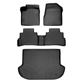 SMARTLINER Custom Fit Black Floor Mats and Cargo Liner Set Compatible With 2019-2022 Nissan Murano (SA0173/B0509/D0173)