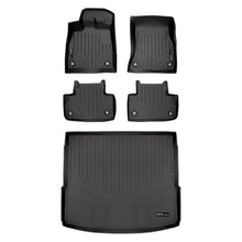 Load image into Gallery viewer, SMARTLINER Custom Fit All Weather Protection Black 2 Row Floor Liners &amp; Cargo Liner behind the 2nd Row Seats Compatible With 2018-2025 Audi Q5 (SA0312/B0312/D0312)