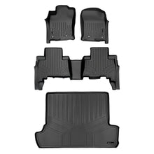 Load image into Gallery viewer, SMARTLINER Floor Mats and Cargo Liner Behind 2nd Row Set Black Compatible With 2013-2022 Toyota 4Runner 7 Passenger with 3rd Row Seats (SA0120/B0120/D0120)