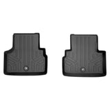 SMARTLINER Custom Fit Floor Mats 2nd Row Liner Black Compatible With 2018-2022 Infiniti Q50 (SB0469)