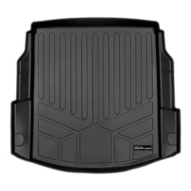 SMARTLINER Custom Fit All Weather Protection Black Cargo Liner behind the 2nd Row Seats Compatible With 2019-2025 Audi A8 L (SD0678)
