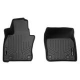 SMARTLINER Custom Fit All Weather Protection Black 1st Row Floor Mat Liner Set Compatible With 2024 Mazda CX-90 Hybrid/ Plug-In Hybrid (SA0716)