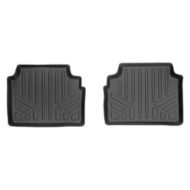 SMARTLINER Custom Fit Floor Mats 2nd Row Liner Black Compatible With 2021-2023 Kia K5 (SB0551)