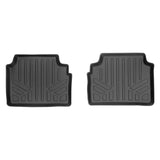 SMARTLINER Custom Fit Floor Mats 2nd Row Liner Black Compatible With 2021-2023 Kia K5 (SB0551)