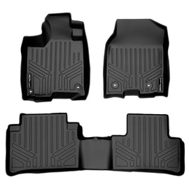 SMARTLINER Custom Fit All Weather Protection Black 2 Row Floor Liners Compatible With 2013-2018 Acura RDX (SA0235/B0259)