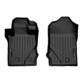 SMARTLINER All Weather Custom Fit 1st Row Floor Mat Liner Set Compatible With 2021-2024 Ford Bronco (SA0566)