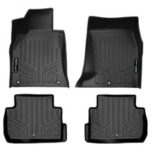 Load image into Gallery viewer, SMARTLINER Custom Fit All Weather 2 Row Black Floor Mat Liner Set Compatible With 2018-2023 Kia Stinger Models) (SA0685/B0554)