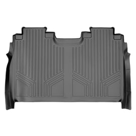 SMARTLINER Custom Fit Floor Mats 2nd Row Liner Grey Compatible With 2015-2022 Ford F-150 SuperCrew with 1st Row Bucket Seats (SB2167)