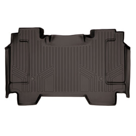 SMARTLINER Custom Fit Floor Mats 2nd Row Liner Cocoa Compatible With 2019-2021 Ram 1500 Crew Cab with 1st Row Captain or Bench Seats (SB3369)
