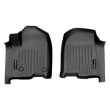 Load image into Gallery viewer, SMARTLINER 1st Row Liners Black Compatible With 2019-2021 Silverado / Sierra 1500 and 2020-2021 2500/3500 HD Double and Crew Cab Black (SA0400)