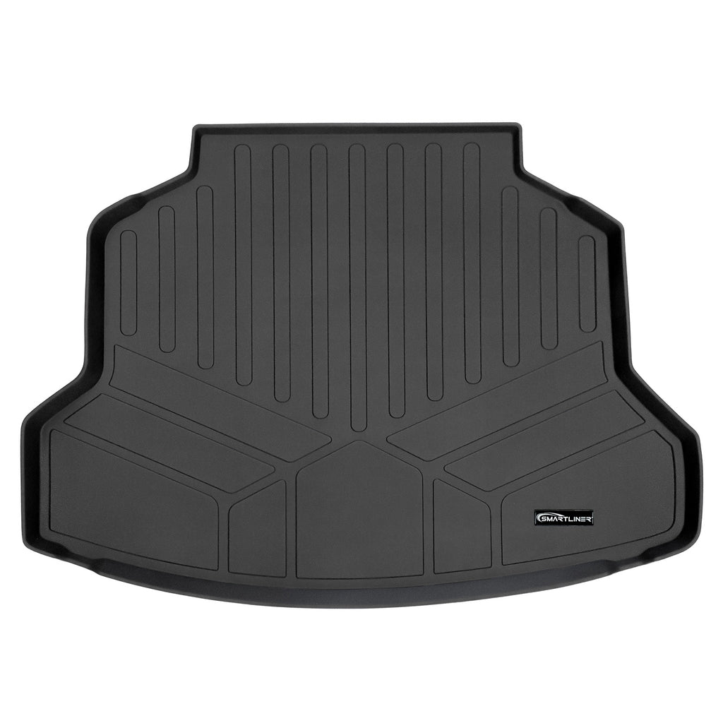 SMARTLINER All Weather Custom Fit Cargo Trunk Liner Floor Mat Black Compatible With 2012-2016 Honda CR-V (SD0106)