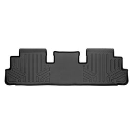 SMARTLINER Custom Fit Floor Mats 2nd Row Liner Black Compatible With 2022-2023 Nissan Pathfinder/Infiniti QX60 (SB0567)