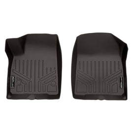 SMARTLINER All Weather Custom Fit Floor Mats 3 Row Liner Set Cocoa Compatible With 2020-2021 Cadillac XT6 (SA3230-R/B3230-R)