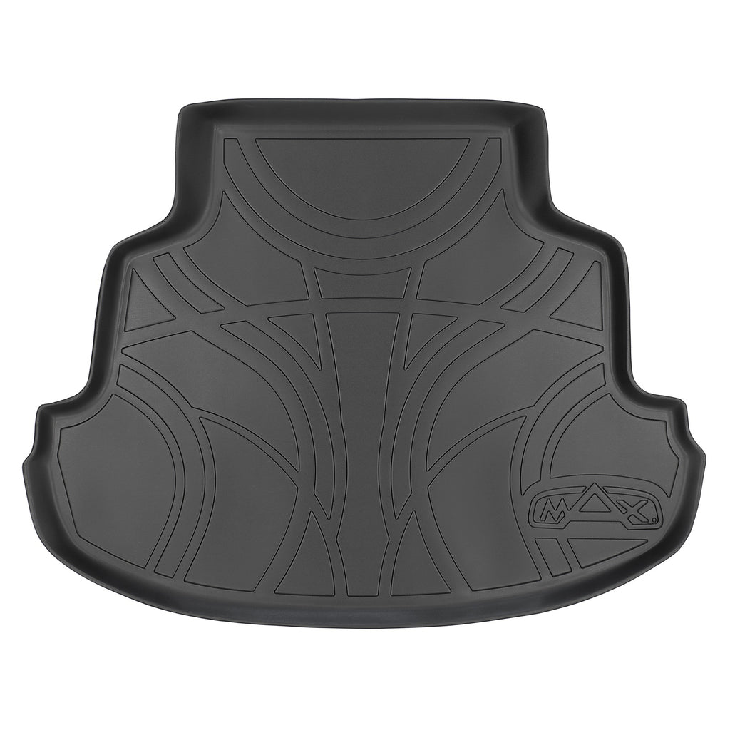 SMARTLINER All Weather Custom Fit Cargo Trunk Liner Floor Mat Black Compatible With 2014-2019 Toyota Corolla (SD0147)