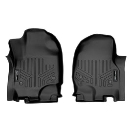 SMARTLINER Floor Mats 1st Row Set Black Compatible With 2018-2022 Expedition/Navigator with 1st Row Bucket Seats (SA0350)