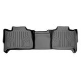 SMARTLINER Custom Fit Floor Mats 2nd Row Liner Grey Compatible With 2007-2014 Tahoe / Suburban / Yukon / Denali and XL Models (SB2015)