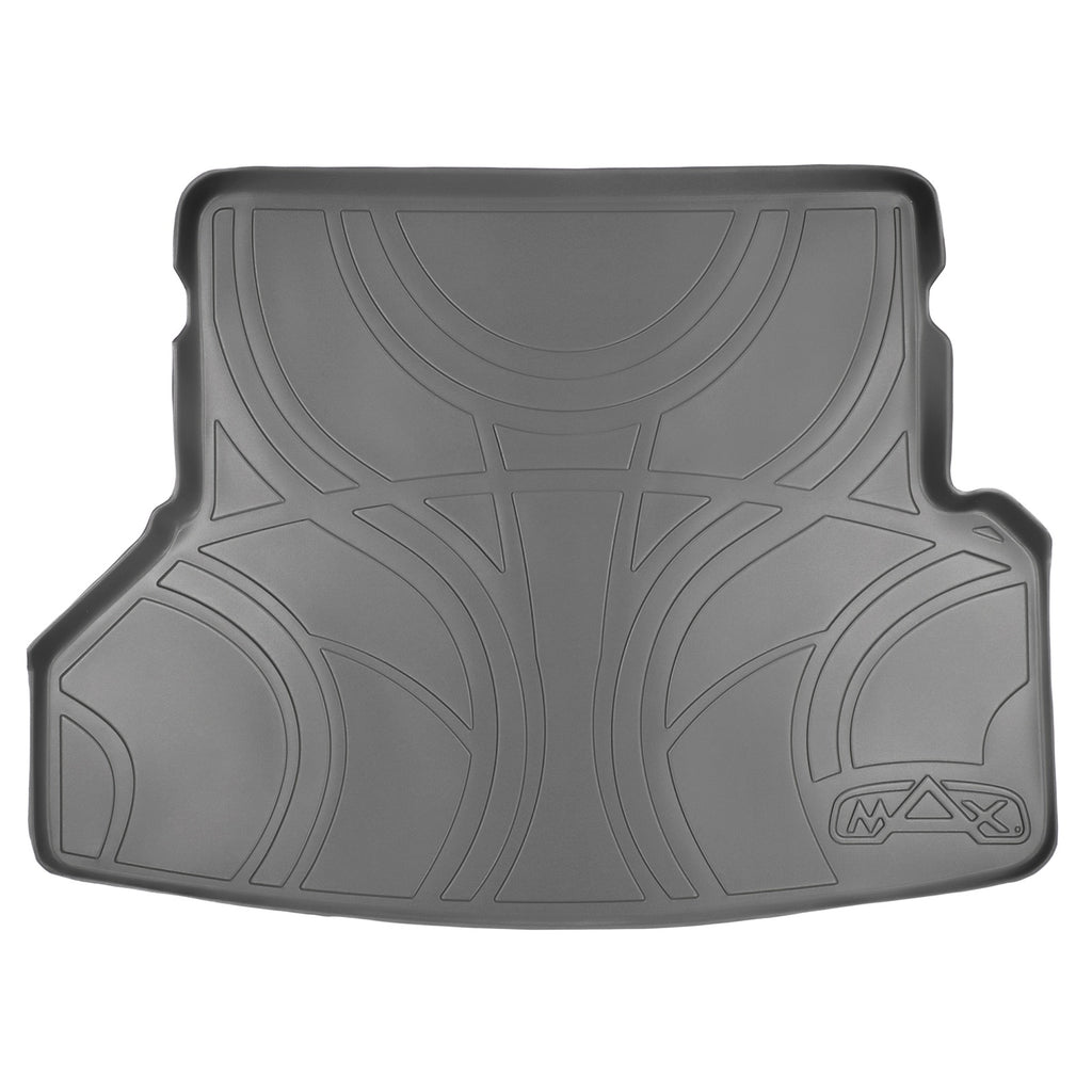 SMARTLINER All Weather Custom Fit Cargo Trunk Liner Floor Mat Behind 2nd Row Grey Compatible With 2008-2013 Toyota Highlander (SD2057)