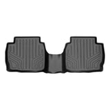 SMARTLINER Custom Fit Floor Mats 2nd Row Liner Black Compatible With 2013-2020 Ford Fusion / Lincoln MKZ (SB0133)