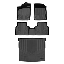 Load image into Gallery viewer, SMARTLINER Custom Fit All Weather 2 Row Floor Mats &amp; Cargo Liner Set Black Compatible With 2021-2023 Volkswagen ID.4 (SA0619/B0619/D0619)