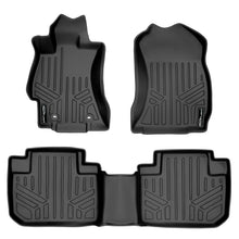 Load image into Gallery viewer, SMARTLINER Custom Fit Floor Mats 2 Row Liner Set Black Compatible With 2014-2018 Subaru Forester (SA0169/B0169)